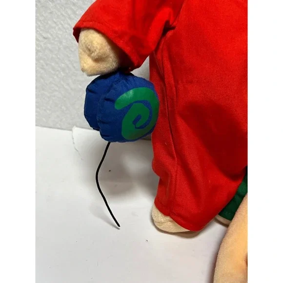 Vintage Maisy Mouse Plush Stuffed Animal Green Red YoYo 13" nostalgic not Tested - Picture 3 of 15